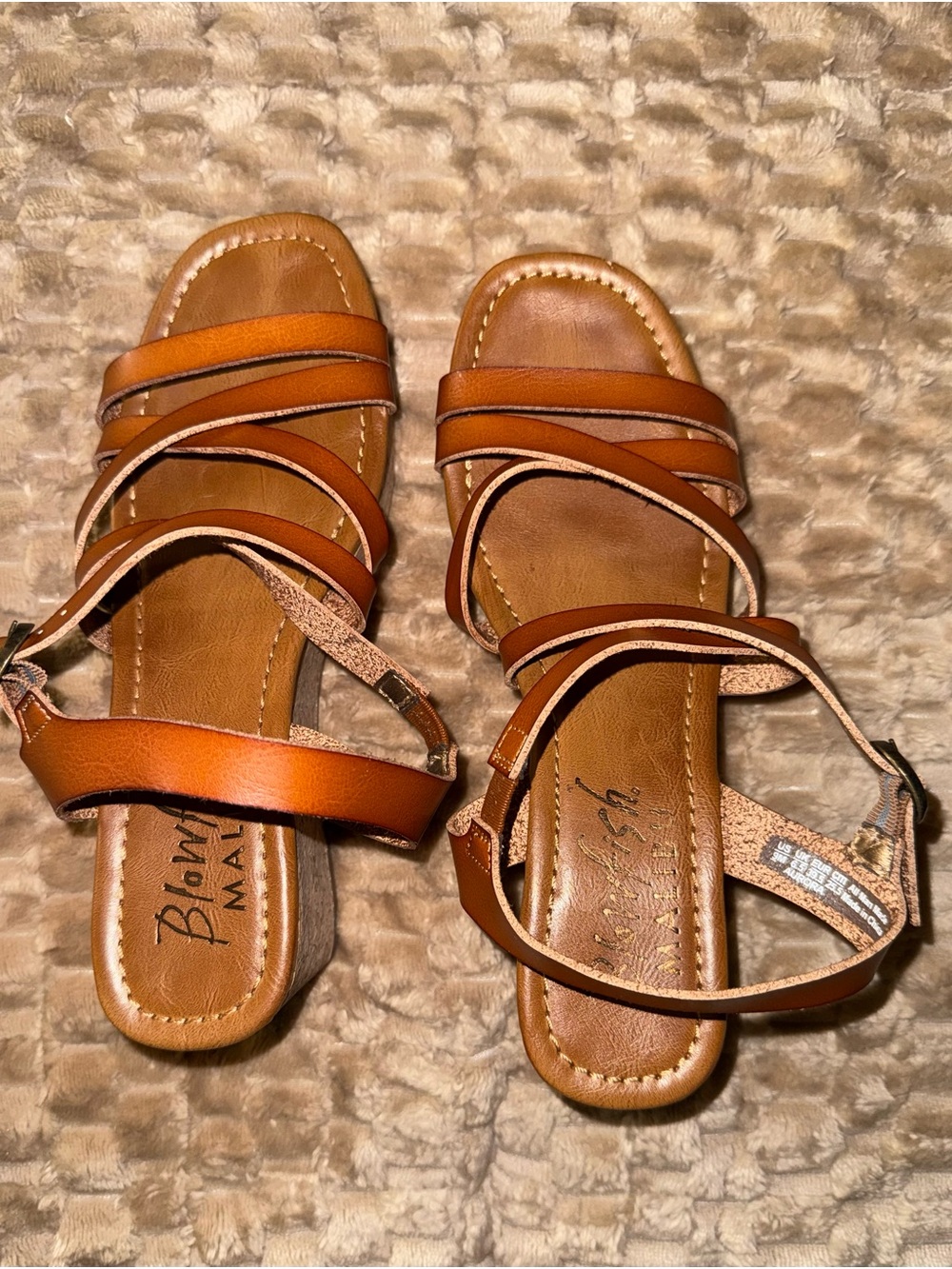 Blowfish Malibu Tan Strappy Women's Sandals - Casual Everyday Comfort
